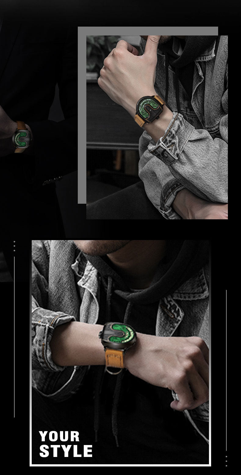 DOM Waterproof U-Shaped Rotating Pointer Watch for Men - Premium Watches from Dressmycell.com - Just $65.00! Shop now at Dressmycell.com DOM Waterproof U-Shaped Rotating Pointer Watch for Men - Premium Watches from Dressmycell.com - Just $65.00! Shop now at Dressmycell.com